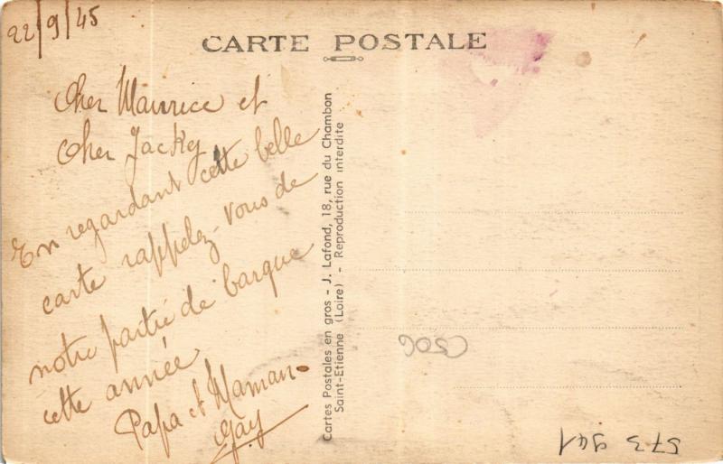 CPA Le Pertuiset- LA Loire et le Rocher Maudit (578985)