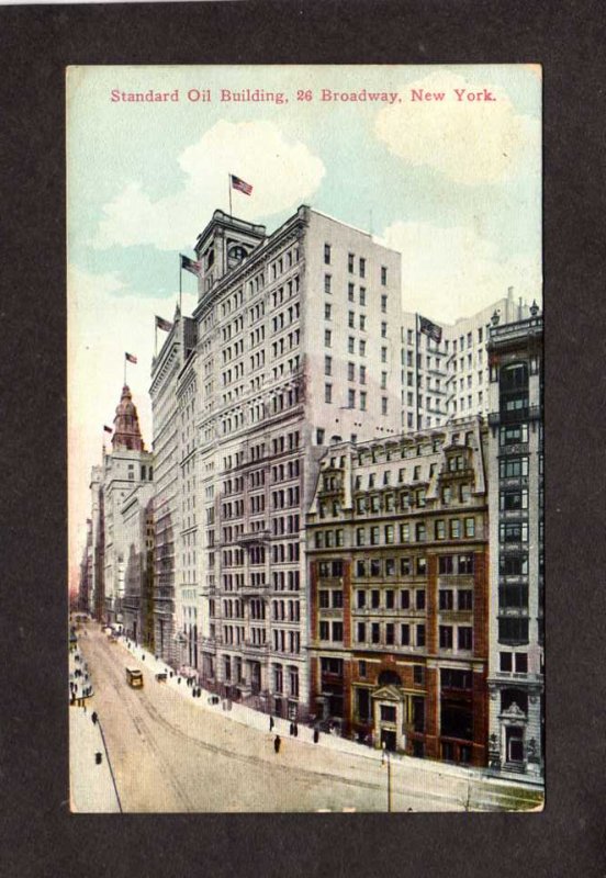 NY Standard Oil Building Bldg Broadway New York City Postcard NYC