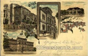 Frankfurt Gruss Aus Greetings From 1898 light corner wear close to grade2, ...