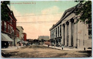 Postcard - Park Avenue - Plainfield, New Jersey