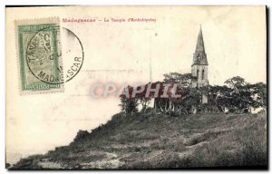 Old Postcard The Temple of Madagascar & # 39Ambohipotay Protestant Church