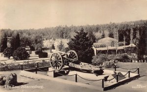 South Africa The Zoo Johannesburg Canon Gardens RPPC vintage postcard B931