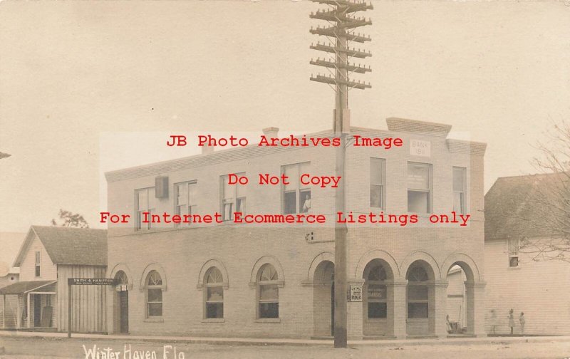 FL, Winter Haven, Florida, RPPC, H.W. Snell Company Bank Building