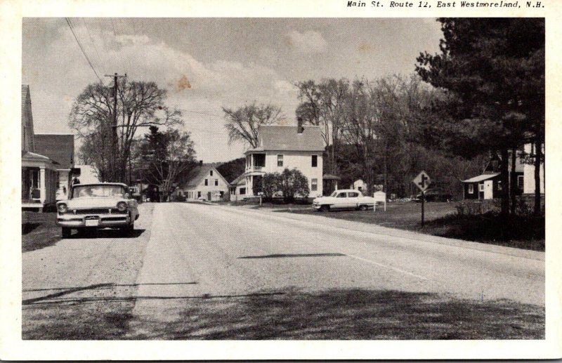 New Hampshire East Westmoreland Main Street Route 12