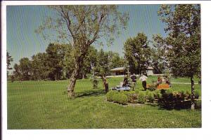 Highwood Golf Course, Players with Cart, High River, Alberta, Photo Jim Reichert