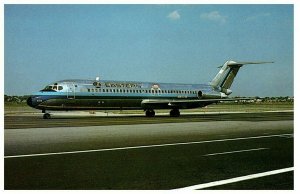 Eastern Airlines McDonnell Douglas Dc 9 31 Airplane Postcard