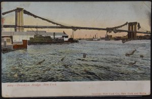 New York, NY - Brooklyn Bridge - Early 1900s