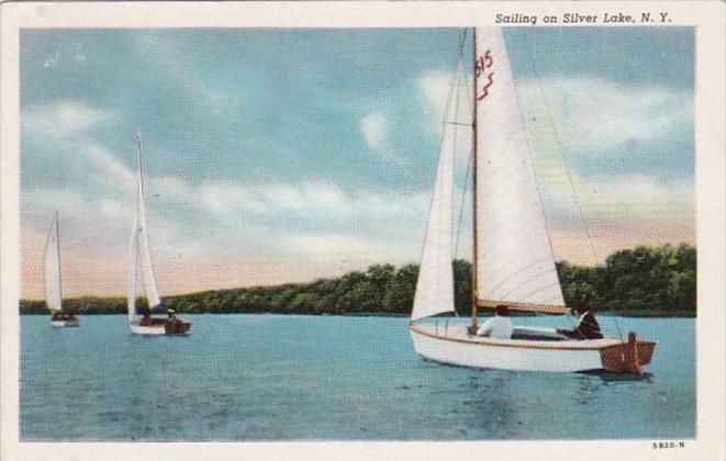 New York Sailing On Silver Lake Curteich