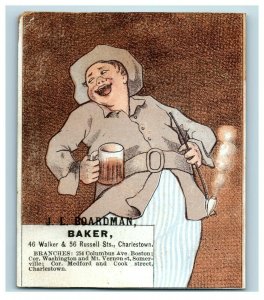 1880's-90's J.L. Boardman Baker People Smoking Cigars Charlestown Lot Of 4 P200