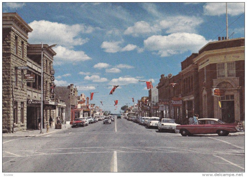 Main Street , FORT MACLEOD , Alberta , Canada , 60-80s