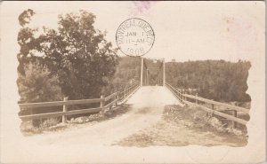 Road & Bridge Bryson ?? Quebec QC c1908 RPPC Postcard H40