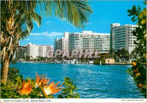 Postcard Modern Hotels is indian Creeck Miami beach