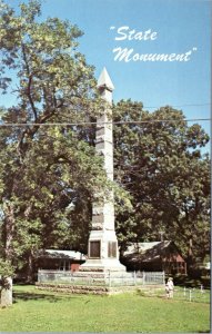 postcard Arnolds Park Iowa - Massacre Monument