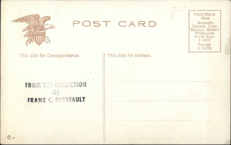 US Navy Naval Battleship Alabama in Review c1910 Postcard