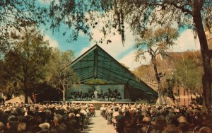 Vintage Postcard 1969 Fifth Band Shell Free Public Concert St. Petersburg Fla.