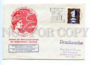 494694 GERMANY 1972 year Apollo 17 Bochum special cancellation SPACE COVER