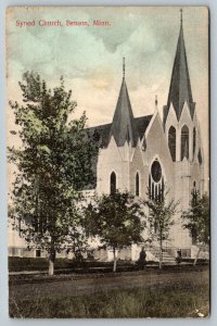 Synod Church  Benson  Minnesota    Postcard   1909