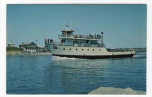 Block Island, Rhode Island,  Early View of Passenger Ferry M. V. MANITOU