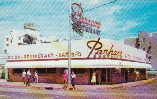 Florida Miami Beach Parham's Restaurant 73rd and Collins Avenue