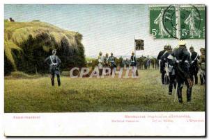 Old Postcard German imperial Army Maneuvers