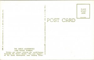 Great Masterpiece Lake Wales Florida FL Postcard VTG UNP Curteich Vintage Unused 