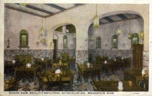 Spanish Room, Wrigley's Restaurant in Minneapolis, Minnesota