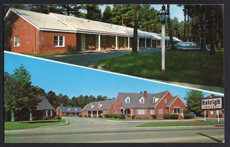 Virginia WILLIAMSBURG Raleigh Motel one half mile west Richmond Road- Chrome