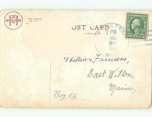 Pre-Linen Comic signed KIDS ON SIGHTSEEING BUS AB9018