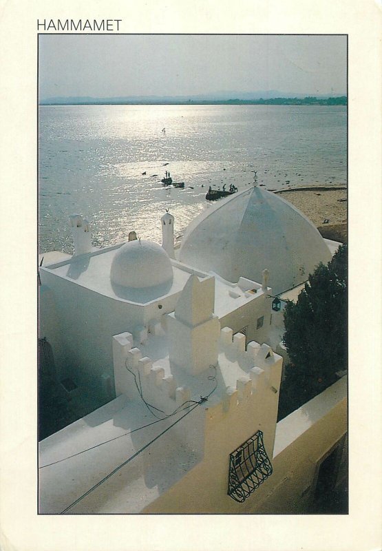 Tunisia Postcard Hammamet harmony in white and blue sea image