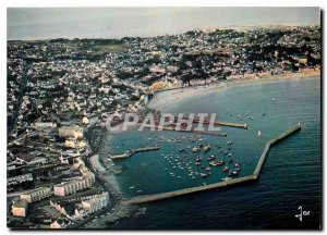 Modern Postcard The Colors Britain in Quiberon Port Maria general view