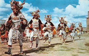 Danza de La Diablada, Oruro, Bolivia Devil Masks Dance c1950s Vintage Postcard