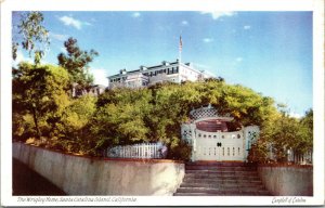 Vtg The Wrigley Home Santa Catalina Island California CA Unused Postcard