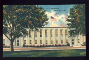 Amarillo, Texas/TX Postcard, U.S. Post Office, 1950's?
