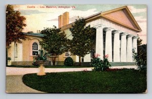 Custis Lee Mansion Arlington Virginia Vintage Unposted Undivided Back