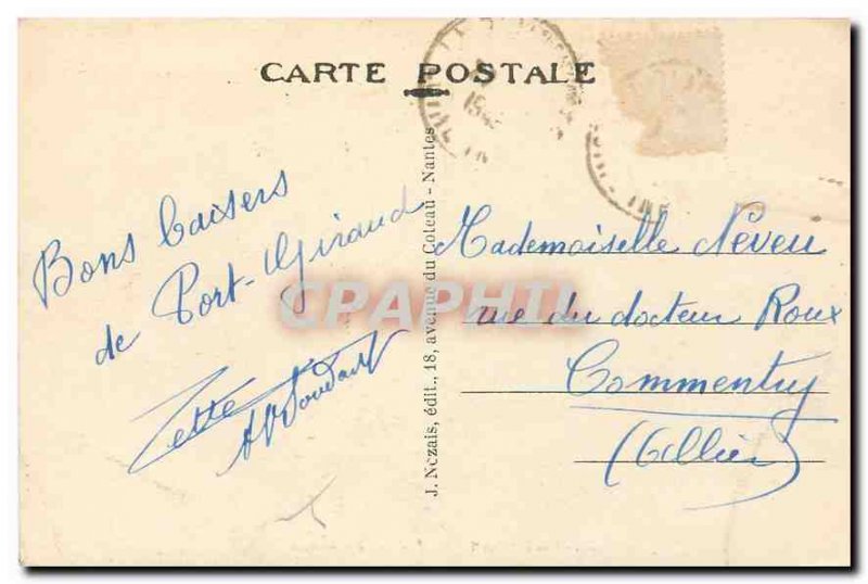 Old Postcard Prefailles Inf The Wild Coast