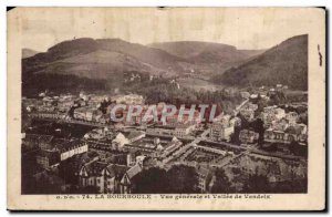 Old Postcard La Bourboule General view and valley Vendeix