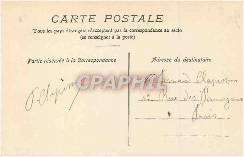 Old Postcard Pierrefonds Chateau Panorama