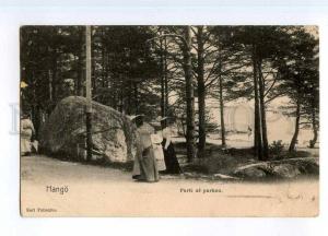 247115 FINLAND HANGO Vintage Karl Fallenius postcard