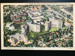 Vintage Postcard 1947 Bird's-Eye View Cleveland City Hospital Cleveland Ohio (OH
