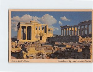 Postcard Acropolis at Athens, Greece
