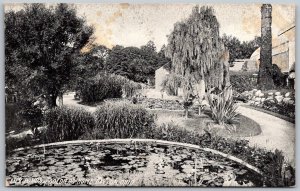 Dayton Ohio c1910 Postcard Lily Ponds At Soldiers Home