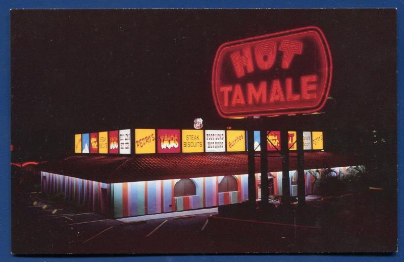 South of the Border South North Carolina Pedro's Hot Tamale fast food postcard