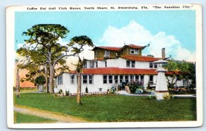 ST. PETERSBURG, FL Florida ~ COFFEE POT GOLF CLUB c1920s Postcard