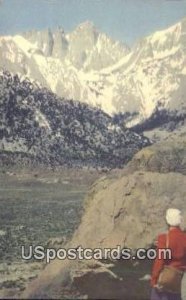 Mount Whitney - Sierra Nevadas, California CA  