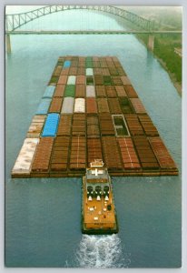 Towboat Miss Kae-D  Hickman  Kentucky   Postcard