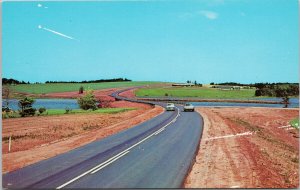 Along Highway #6 at Bayview PE Prince Edward Island Postcard H20