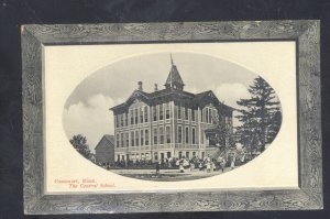 VANCOUVER WASHINGTON THE CENTRAL SCHOOL BUILDING VINTAGE POSTCARD