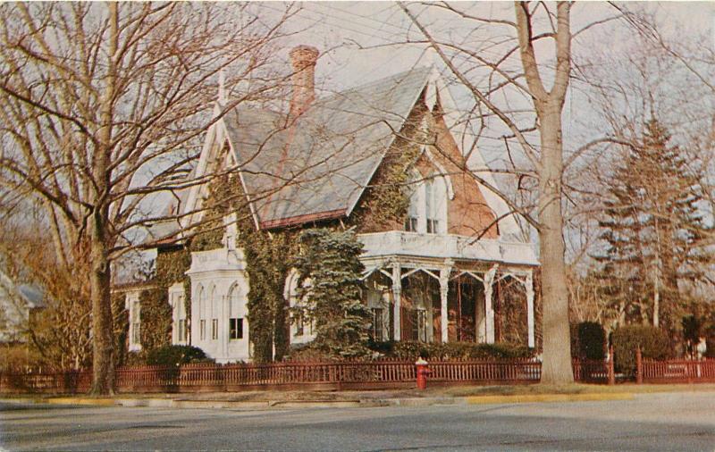 Old Hartson House Vineland New Jersey NJ English Manor Postcard