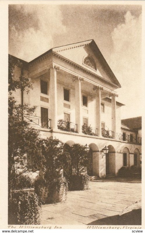 WILLIAMSBURG , Virginia , 1910-30s ; Williamsburg Inn