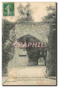 Postcard Abbey of Vaux Cernay S and O Old Gate fortifée